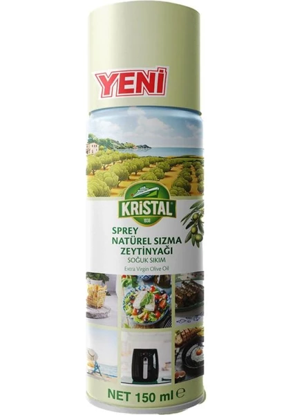 Krıstal Zeytınyagı 150ML Sprey Naturel Sızma