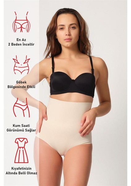 Lazer Kesim Iz Yapmayan Uzun Slip Korse