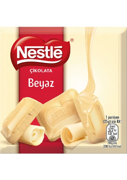 Nestlé Classic Beyaz Kare Çikolata 60 G