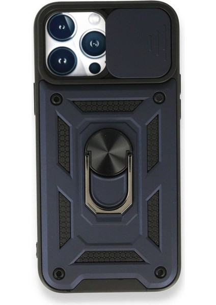 Apple iPhone 13 Pro Kılıf Pars Yüzüklü Tank Kapak