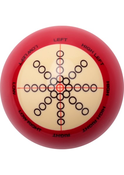 1 Adet 57MM Dayanıklı Beyaz Kırmızı Reçine Bilardo Nokta Havuz Snooker Uygulama Eğitim Isteka Topları Spor Yeni Başlayanlar Için (Yurt Dışından)