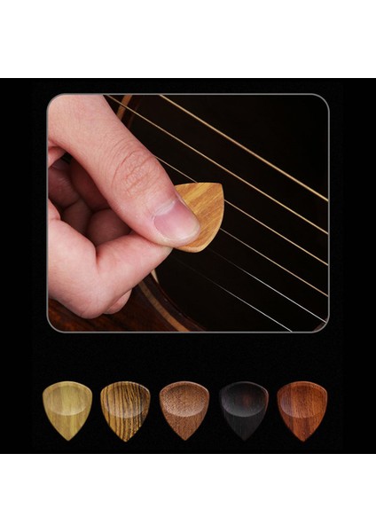 Ahşap Seçim ile Gitar Seçim Tutucu, Ahşap Gitar Seçim Vitrin, Mini Gitar Seçim Kutusu (Yurt Dışından)