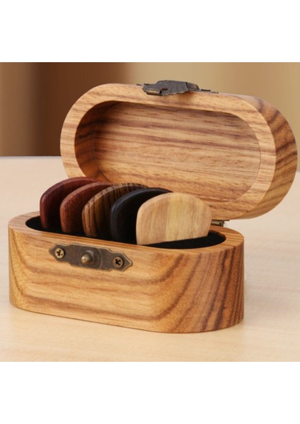 Ahşap Seçim ile Gitar Seçim Tutucu, Ahşap Gitar Seçim Vitrin, Mini Gitar Seçim Kutusu (Yurt Dışından)