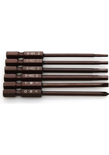 6 In 1 Altıgen Tornavida H1.5 2.0 2.5 3.0mm Hex Oluklu Tornavida Alet Kiti Için Rc Model Araba Tekne Uçak, 2 (Yurt Dışından)