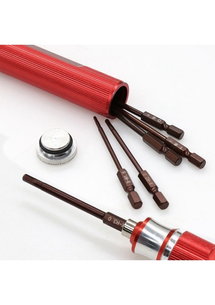 6 In 1 Altıgen Tornavida H1.5 2.0 2.5 3.0mm Hex Oluklu Tornavida Alet Kiti Için Rc Model Araba Tekne Uçak, 2 (Yurt Dışından)