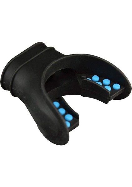 Şnorkel Ağızlık Regülatörü Dalış Ağızlığı Evrensel Aksesuar Yedek Scuba Silikon Solunum Cihazı Mavi (Yurt Dışından)