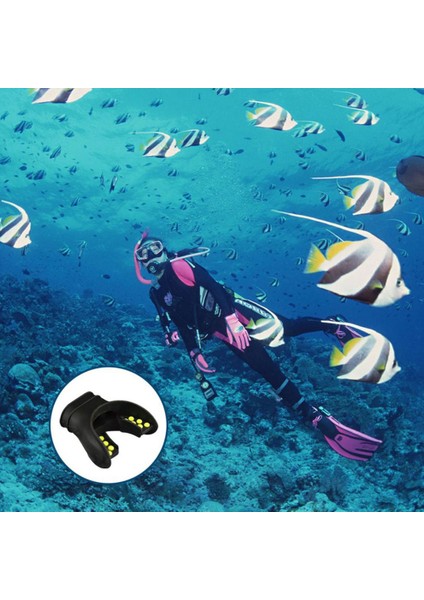 Şnorkel Ağızlık Regülatörü Dalış Ağızlığı Evrensel Aksesuar Yedek Scuba Silikon Solunum Cihazı Mavi (Yurt Dışından) fiyatları