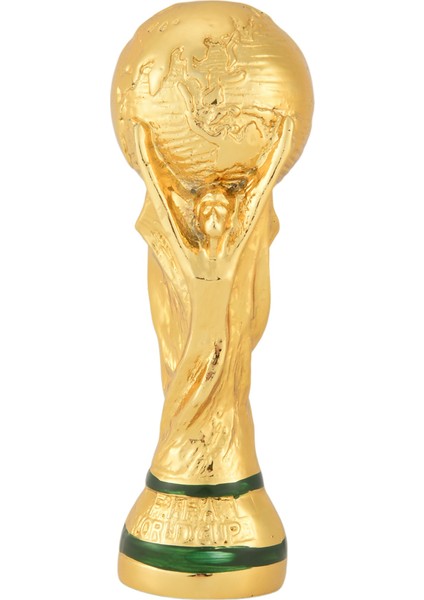 13CM 2022 Katar Trophy Tam Altın Kaplama Reçine Bardak Modeli Hatıra Futbol El Sanatları Dekorasyon Hayranları (Yurt Dışından)
