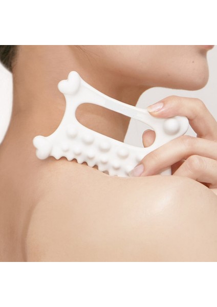 Yüz Masajı Seramik Kazıyıcı Kurulu Yüz Germe Slimmer Cilt Sıkılaştırma Yüz Spa Masaj Aracı (Yurt Dışından)