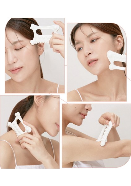Yüz Masajı Seramik Kazıyıcı Kurulu Yüz Germe Slimmer Cilt Sıkılaştırma Yüz Spa Masaj Aracı (Yurt Dışından)