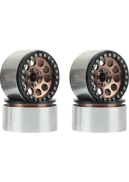 4 Adet Metal 2.2 Beadlock Tekerlek Göbeği Jant 1/10 Rc Paletli Eksenel SCX10 RR10 Wraith 90056 90048 Trx4 -6,4 (Yurt Dışından)