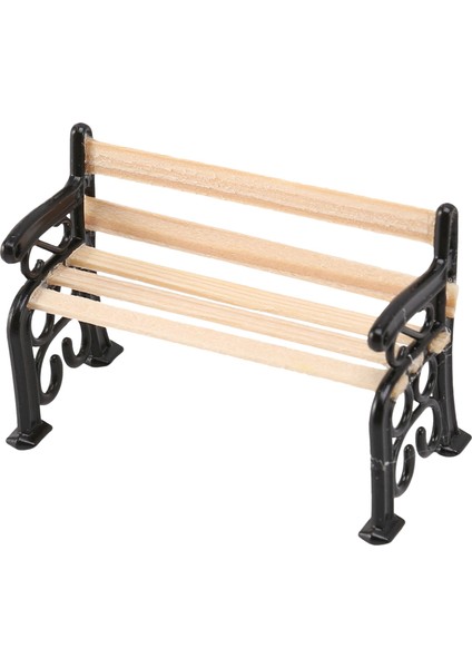 1/24 Minyatür Bahçe Veranda Mobilya Park Bankı (Yurt Dışından)