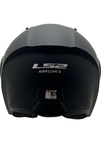 Aırflow 2 Mat Siyah Kask Siyah Cam