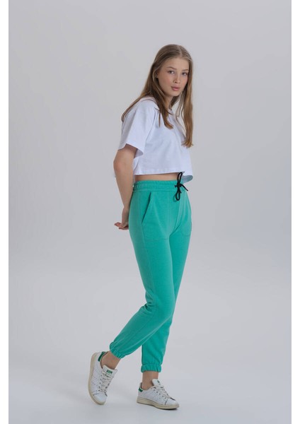 Mint Ribana Paça Basic Eşofman Altı