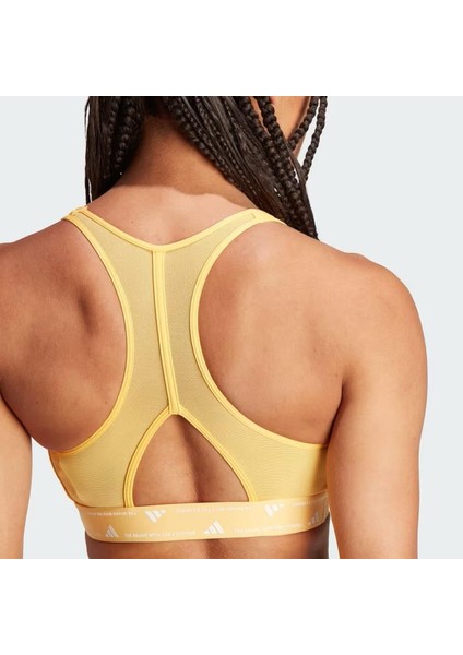 IU1712 Power Impact Train Medium-Support 3-Stripes Bra Sarı fiyatları