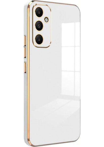 Samsung Galaxy A05S Kılıf Olive Plated Beyaz