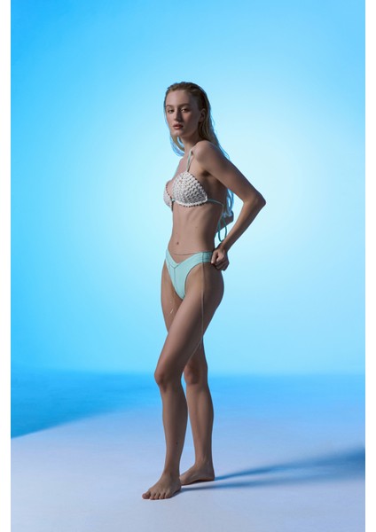 Peony Örgü Detaylı Bikini