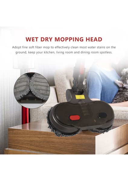 Elektrikli Islak Kuru Paspas Kafası Dyson V7 V8 V10 V11 Akülü Elektrikli Süpürge Aksesuarları Su Deposu Paspas Pedleri (Yurt Dışından) fiyatları