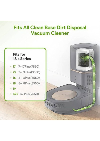 Irobot Roomba S9+ S9 S9 Plus Robot Süpürge Için Parçalar Toz Torbaları (Yurt Dışından)