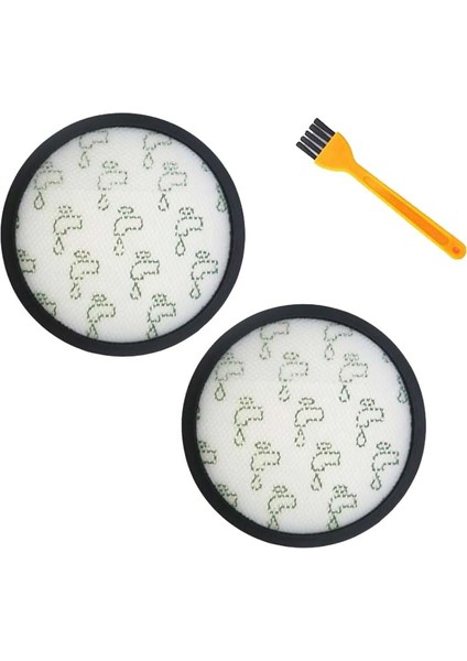 Rowenta RO7611 RO7623 RO7634 Için 2 Adet Ön Hepa Filtre Fırçalı (Yurt Dışından)