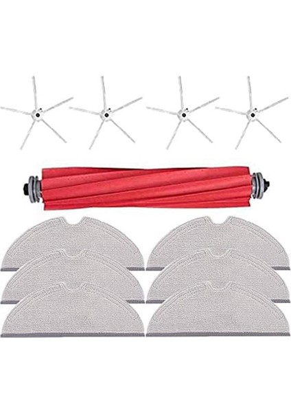 Xiaomi Roborock Q7/q7 Max/q7 Max+ Parçaları Için Ana Yan Fırça Paspas Bezi (Yurt Dışından)