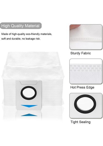 Ecovacs Deebot X1 Omni/turbo ile Uyumlu Yedek Toz Torbaları (Yurt Dışından) indirimleri