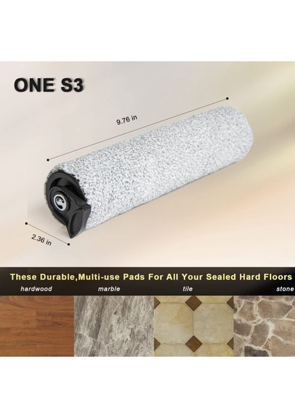 Tineco Ifloor 3 Elektrikli Süpürge Için 2'li Fırça Rulosu ve 6'lı Hepa Filtre Seti (Yurt Dışından)