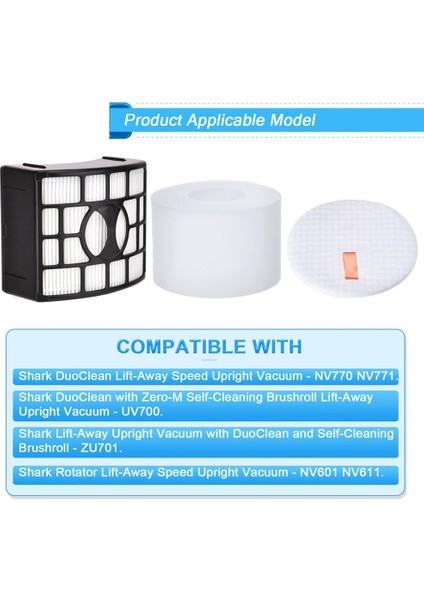Shark NV650 NV600 NV680 NV700 Elektrikli Süpürge Için Yedek Filtre (Yurt Dışından)