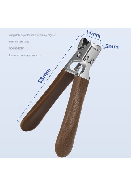 Ev Tipi Sıçrama Önleyici Kalın Sert Tırnak Özel Tırnak Makası Seti (Yurt Dışından) fırsatları