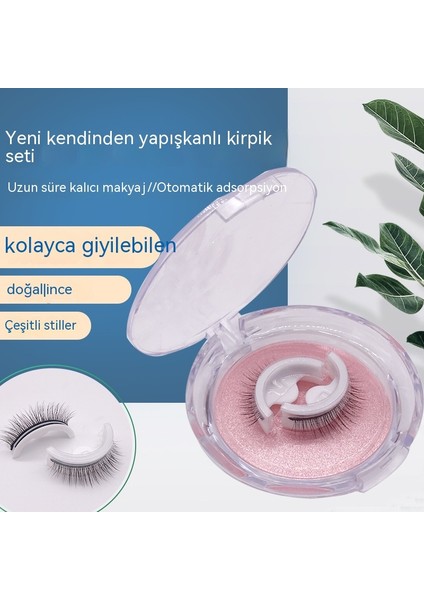 3df036 Ince 11 Mm Yeniden Kullanılabilir, Tutkalsız, Kendinden Yapışkanlı Kirpik (Yurt Dışından)