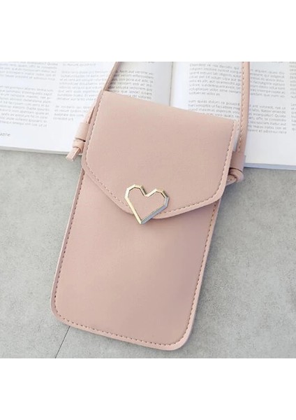 Telefon Cüzdanları Şeffaf Dokunmatik Ekran Cep Telefonu Kılıfı Kadın Telefonu Messenger Küçük Flap Kalıpçı Çanta (Yurt Dışından)