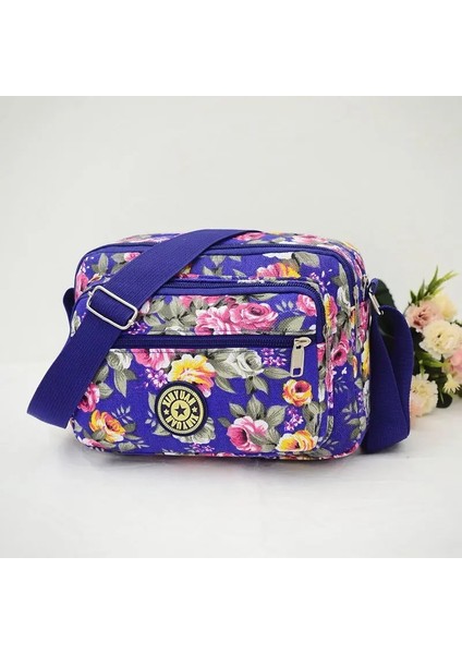 Durak Kadın Kaynak Yaşlı Bez Kore Kanvas Çatallı Tek Omuz Kadın Kanvas Crossbody Çanta (Yurt Dışından)