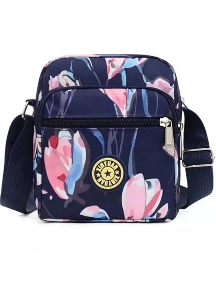 RENK21 Kadın Naylon Eğlence Çapraz Küçük Crossbody Kore Çok Katmanlı Kadın Omuz Çanta (Yurt Dışından) fırsatları