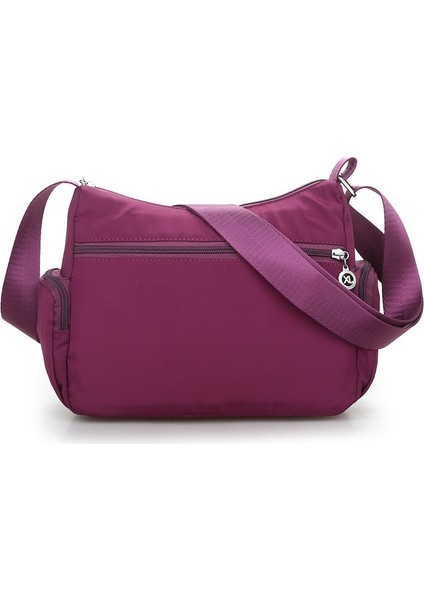 Kadın Omuz Naylon Oxford Su Geçirmez Fermuar Paketi Büyük Kapasiteli Seyahat Crossbody Çanta (Yurt Dışından) indirimleri
