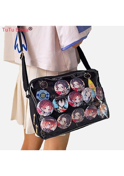 Klasik Klasik Omuz Kadın Japon Şeffaf Tuval Yumuşak Kızlar Güzel H215 Çanta (Yurt Dışından) fiyatları