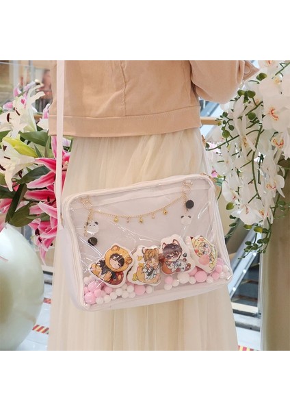 Klasik Klasik Omuz Kadın Japon Şeffaf Tuval Yumuşak Kızlar Güzel H215 Çanta (Yurt Dışından) modelleri