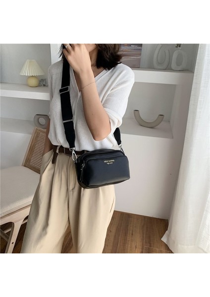 8X14CM Küçük Kare Telefon Geniş Sapanlar Kadın Omuz Düz Kadın Messenger Çanta (Yurt Dışından) fiyatları