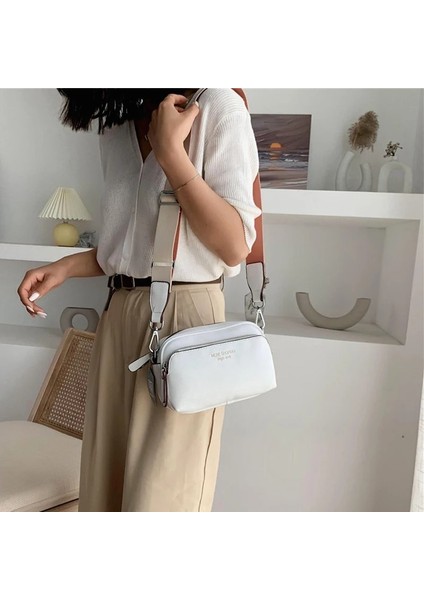 8X14CM Küçük Kare Telefon Geniş Sapanlar Kadın Omuz Düz Kadın Messenger Çanta (Yurt Dışından) modelleri