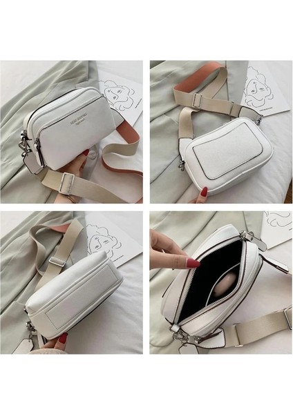 8X14CM Küçük Kare Telefon Geniş Sapanlar Kadın Omuz Düz Kadın Messenger Çanta (Yurt Dışından) indirimleri