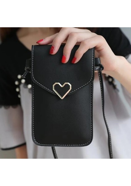 Kadın Telefon Şeffaf Kadın Bozuk Para Cüzdanı Çapraz Omuz Kızlar Sevimli Telefon Mini Çile Cep Kılıfı Dokunmatik Ekran Çanta (Yurt Dışından) indirimleri