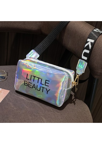 Mini Kadın Lazer Crossbody Messenger Omuz Pvc Jöle Küçük Tote Messenger Lazer Holografik Çanta (Yurt Dışından) indirimleri