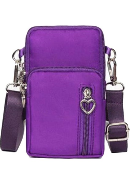 L Kadın Messenger Küçük Omuz Çapraz Çok Fonksiyonlu Cep Telefonu Kulaklık Kılıfı Spor Çanta (Yurt Dışından)