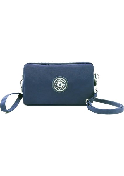 Trendy Üç Katmanlı Kadın Spor Cüzdan Crossbody Cep Telefonu Kılıfı Messenger Debriyaj Bozuk Para Cüzdanı Çanta (Yurt Dışından)