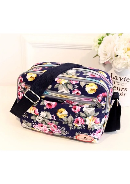 Kadın Kanvas Omuz Çapraz Küçük Kare Çok Fonksiyonlu Büyük Kapasiteli Naylon Crossbody Çanta (Yurt Dışından) fırsatları