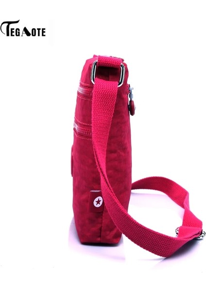 910-15 22CMX4CMX21CM 910 Tegaote Çiçek Kadın Askılı Naylon Kadın Omuz Crossbody Kadın Okul Çanta (Yurt Dışından) fırsatları