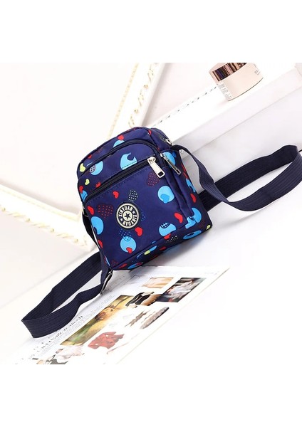 Renk7 Naylon Eğlence Çapraz Messenger Kore Çok Katmanlı Kadın Tek Omuz Çanta (Yurt Dışından)