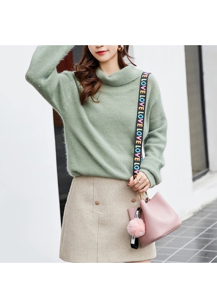 Kadın Kova Eski Fırçalama Messenger Retro Omuz Crossbody Tote Çanta (Yurt Dışından) fiyatları