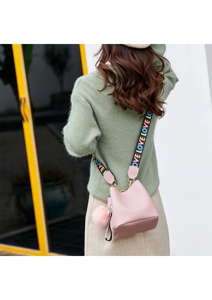 Kadın Kova Eski Fırçalama Messenger Retro Omuz Crossbody Tote Çanta (Yurt Dışından) fırsatları