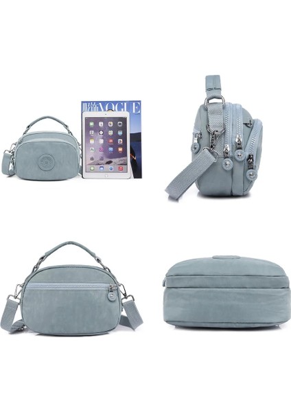 Kadın Naylon Crossbody Kadın Tote Omuz Arkadaşlar Debriyaj Çanta (Yurt Dışından) modelleri