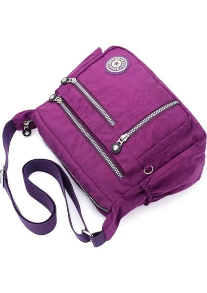 Derin Oxford Omuz Kadın Messenger Kırsal Kumaş Eğlence Veya Seyahat Su Geçirmez Naylon Paket Çanta (Yurt Dışından) indirimleri